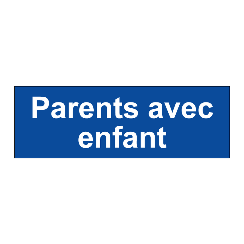 Parents avec enfant