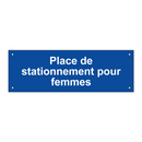 Place de stationnement pour femmes