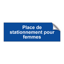 Place de stationnement pour femmes