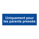Uniquement pour les parents pressés