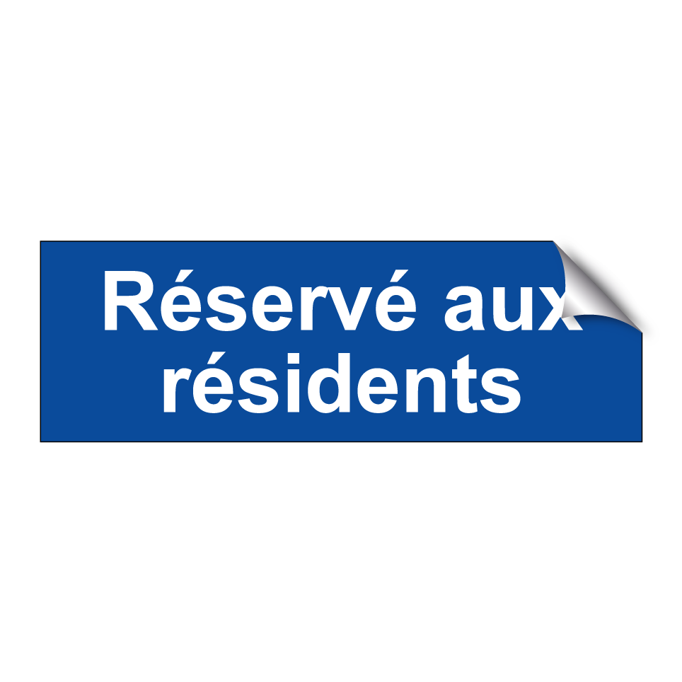 Réservé aux résidents