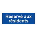Réservé aux résidents