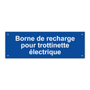 Borne de recharge pour trottinette électrique
