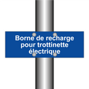 Borne de recharge pour trottinette électrique