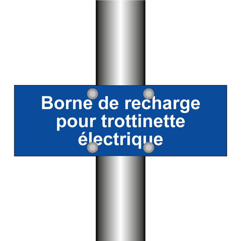 Borne de recharge pour trottinette électrique