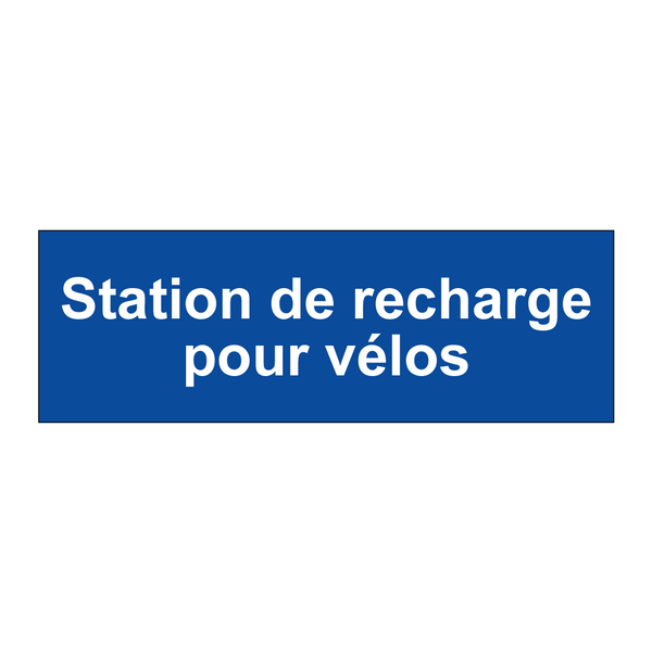 Station de recharge pour vélos