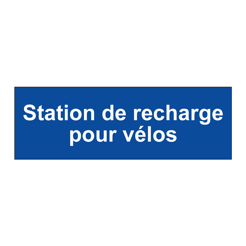 Station de recharge pour vélos
