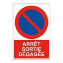 Arrêt Sortie dégagée