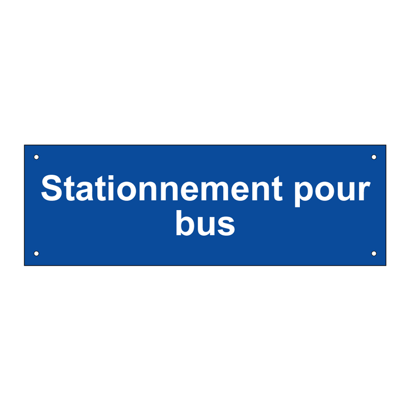 Stationnement pour bus