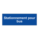 Stationnement pour bus