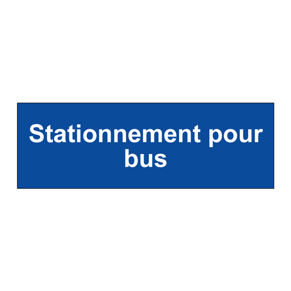 Stationnement pour bus