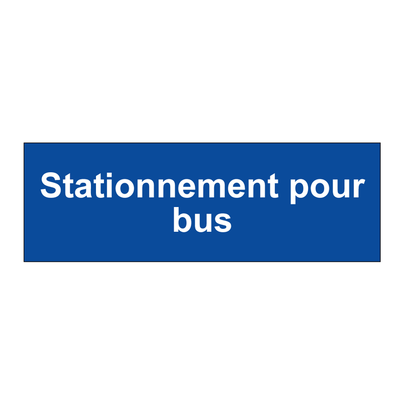 Stationnement pour bus