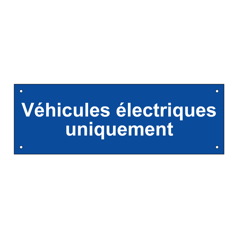 Véhicules électriques uniquement