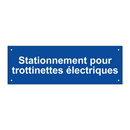 Stationnement pour trottinettes électriques