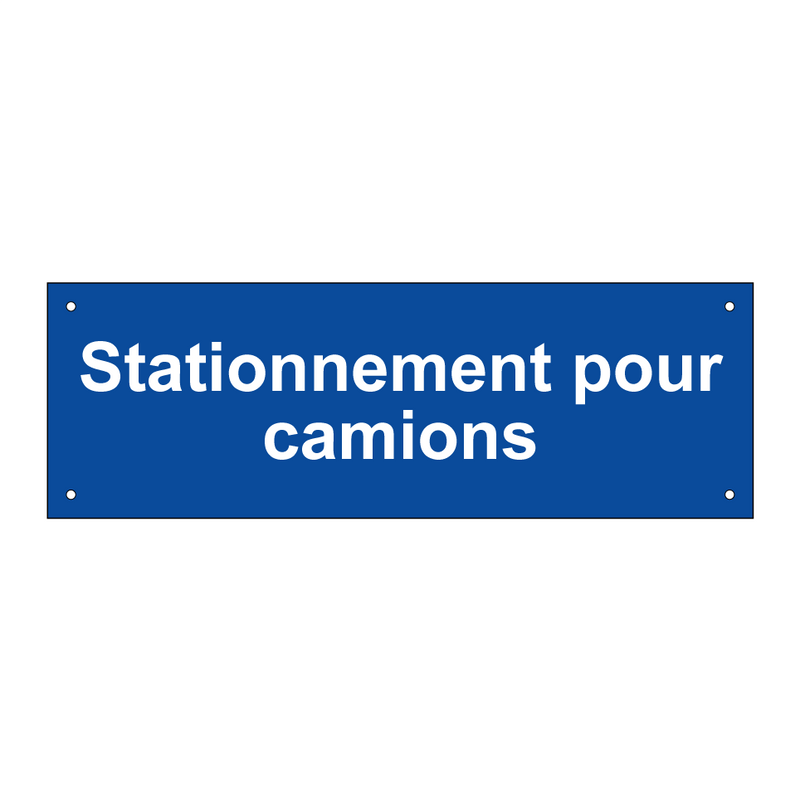Stationnement pour camions