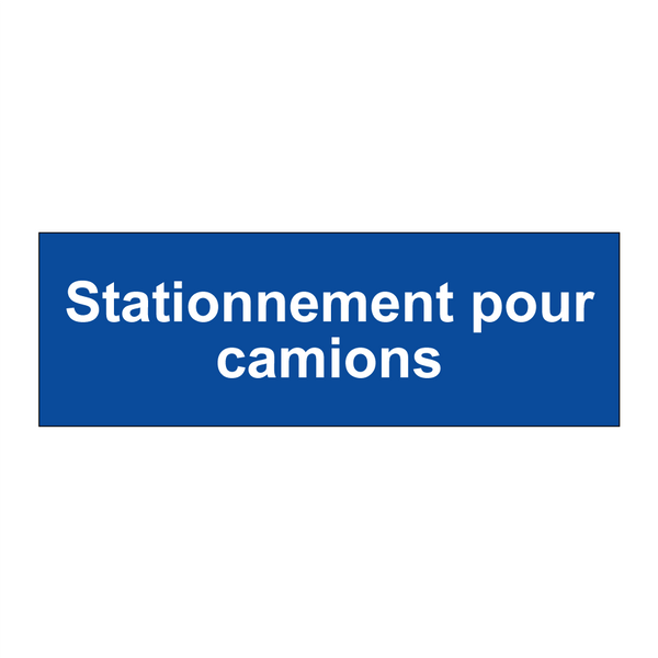 Stationnement pour camions