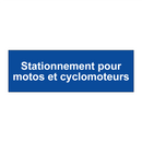 Stationnement pour motos et cyclomoteurs