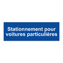 Stationnement pour voitures particulières
