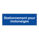Stationnement pour motoneiges