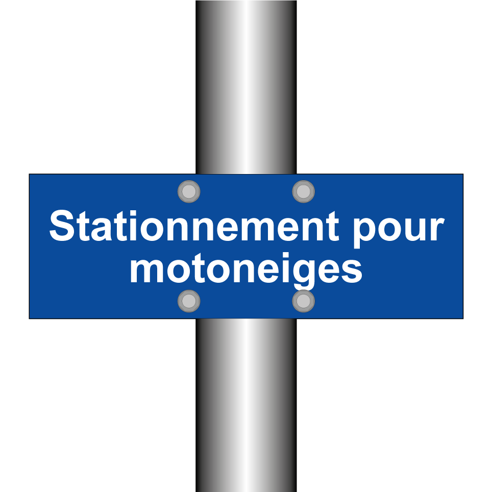 Stationnement pour motoneiges