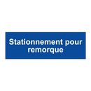 Stationnement pour remorque