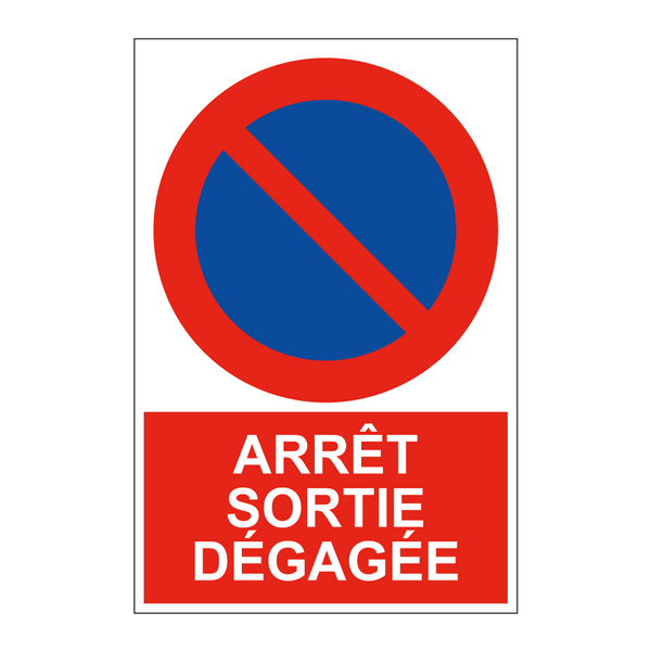 Arrêt Sortie dégagée