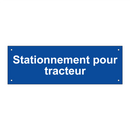 Stationnement pour tracteur