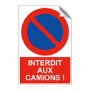 Interdit aux camions !