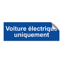 Voiture électrique uniquement