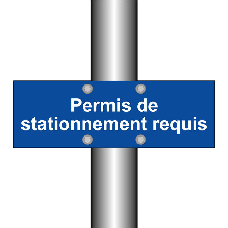 Permis de stationnement requis