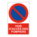Voie d'accès des pompiers