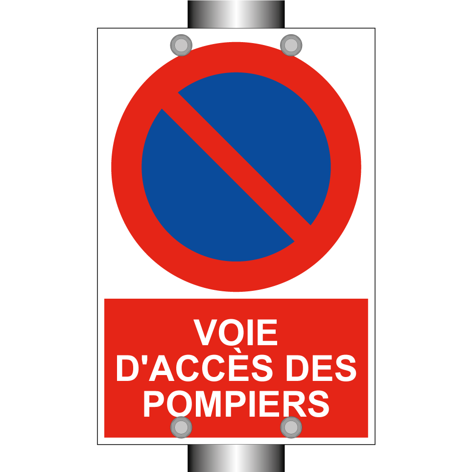 Voie d'accès des pompiers