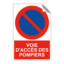 Voie d'accès des pompiers