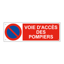 Voie d'accès des pompiers