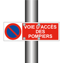 Voie d'accès des pompiers