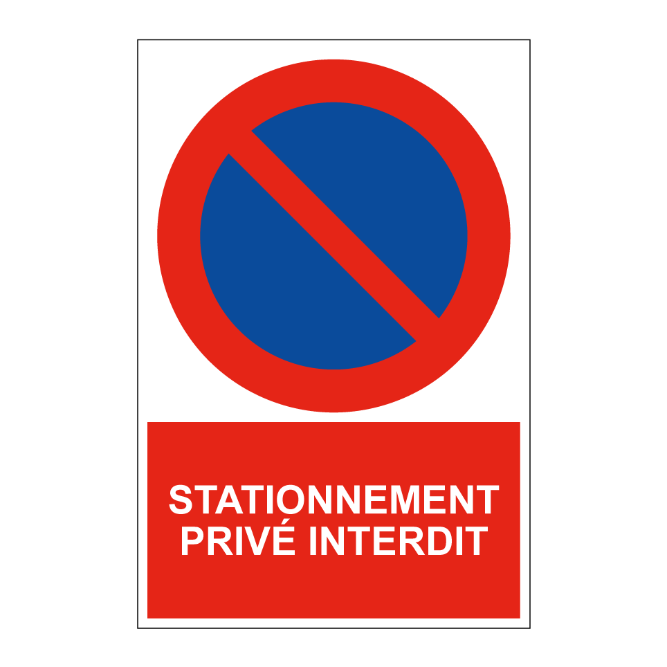 Stationnement privé interdit