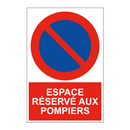 Espace réservé aux pompiers