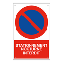 Stationnement nocturne interdit