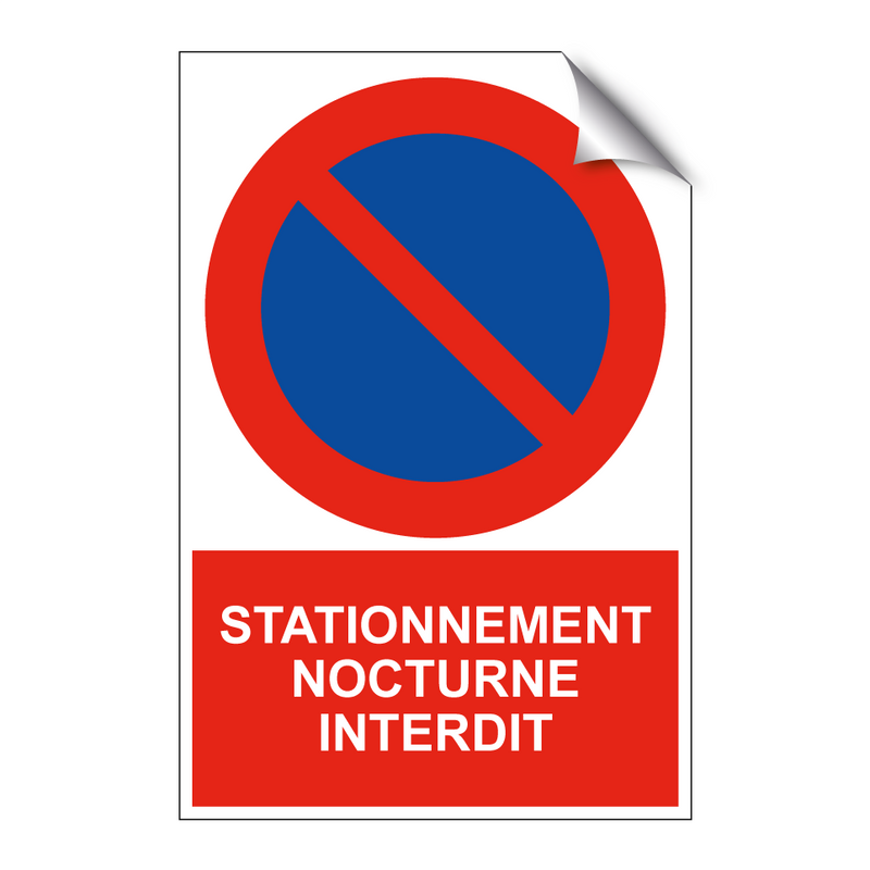 Stationnement nocturne interdit