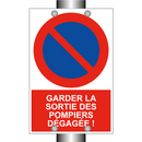 Garder la sortie des pompiers dégagée !