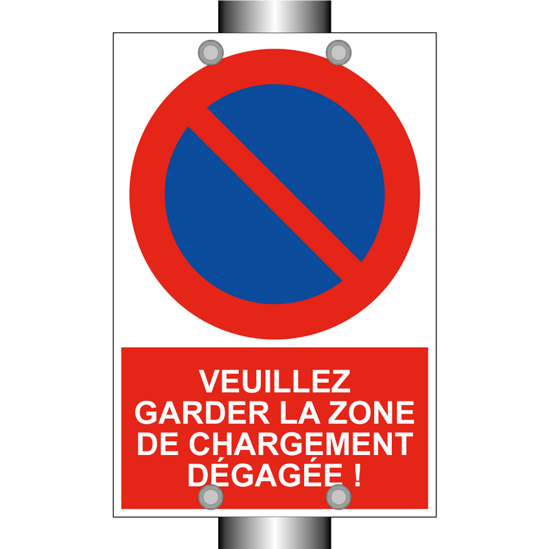 Veuillez garder la zone de chargement dégagée !