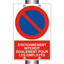 Stationnement interdit également pour les employés
