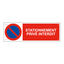 Stationnement privé interdit