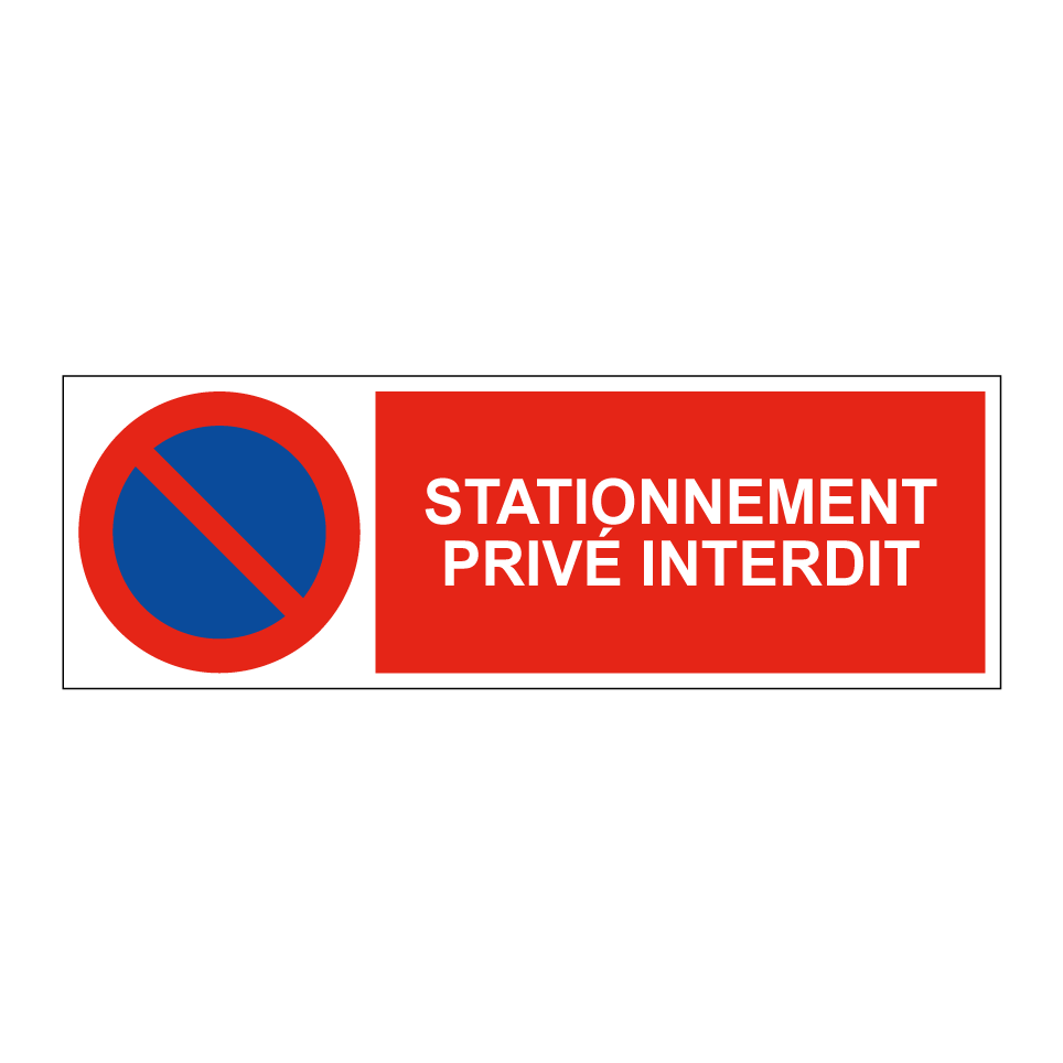 Stationnement privé interdit