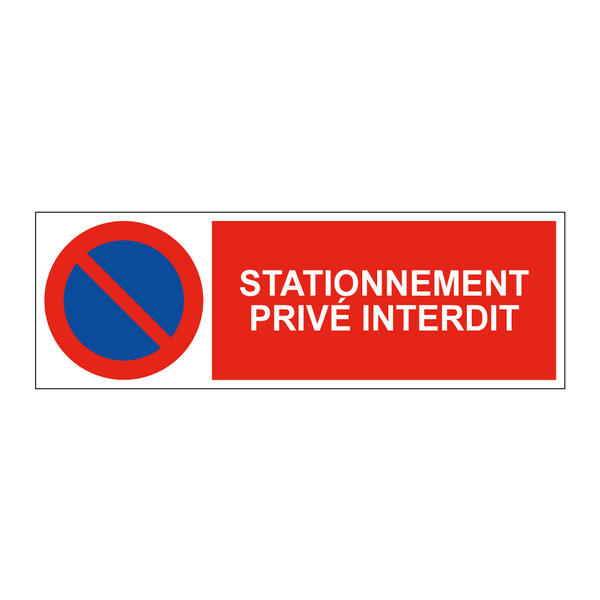 Stationnement privé interdit
