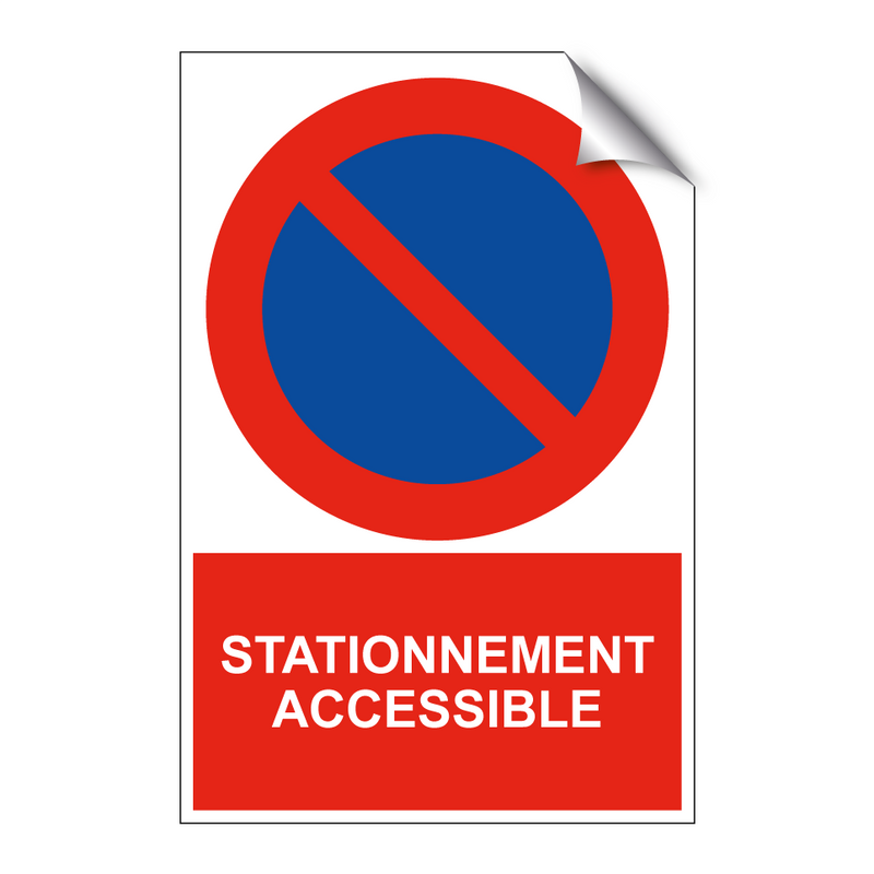 Stationnement accessible