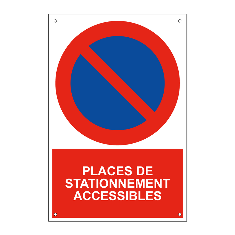 Places de stationnement accessibles