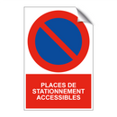 Places de stationnement accessibles