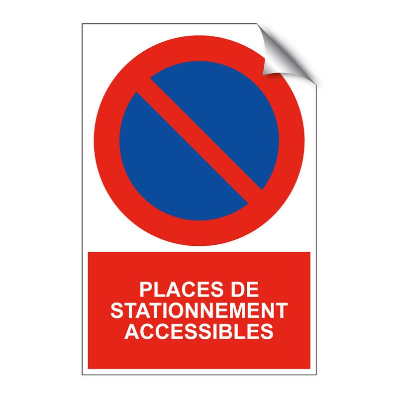 Places de stationnement accessibles