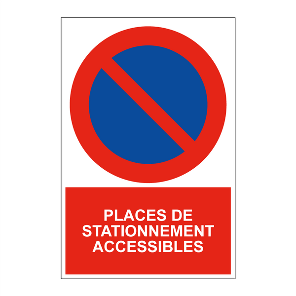 Places de stationnement accessibles